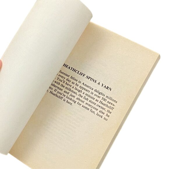 "Heathcliff Spins A Yarn" By Geo Gately-Comic Style Vintage Book-GUC - Picture 4 of 5